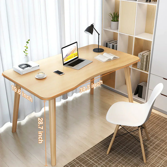 Modern Simple Computer Desk โ Minimalist Writing & Vanity Desk for Home Office or Small Spaces