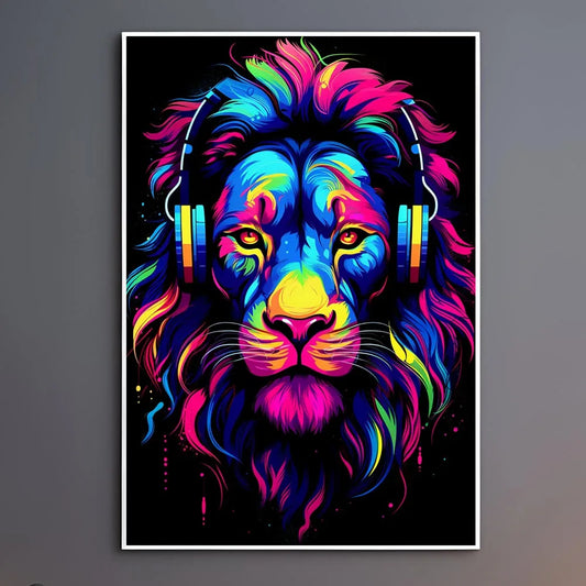 Gaming Canvas Print – Vibrant Graffiti Art Poster for Game Room & Boys' Bedroom Decor